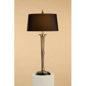 Currey and Company 6938 1 Light Posh Table Lamp, Antique Brass Finish 