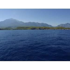  Mountainous Coastal Landscape and Ocean, Turkey Stretched 