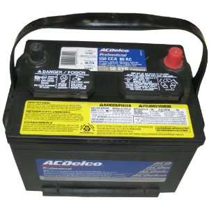    ACDelco   Professional 58 6YR 72 Month Wet Battery: Automotive