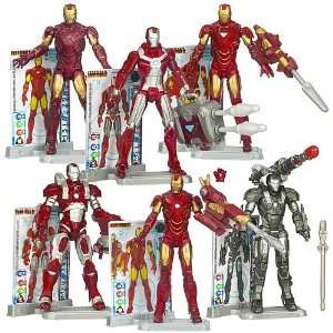  Iron Man 2 Movie Action Figures Wave 3 Revision 2 Toys 
