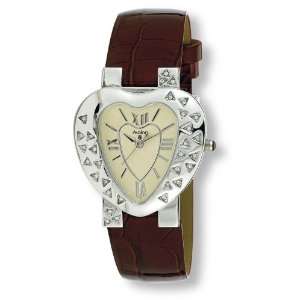 Avalon Ladies Lovely Hearts Watch A 7392GLK Jewelry