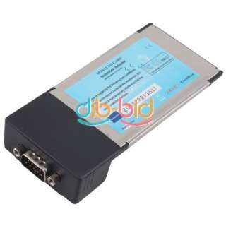 PCMCIA to RS232 RS 232 Serial DB9 I/O Card Adapter CardBus Notebook PC 