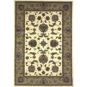  KAS   Cambridge   7344 Area Rug   77 Round   Ivory 