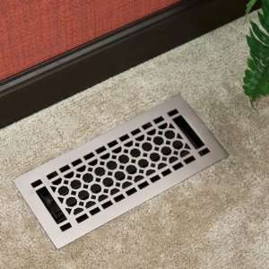 Honeycomb Floor Register With Louvers   6 x 14 (6 5/8 x 