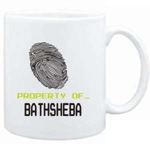  Mug White  Property of _ Bathsheba   Fingerprint  Female 