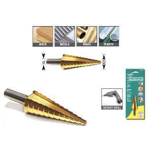  Timberline 608 784 Titanium Coated Step Drill 9/16 1 Dia x 