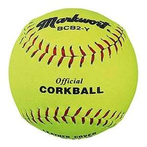  Markwort Individually Boxed Official 6.5 Corkball YELLOW 6 