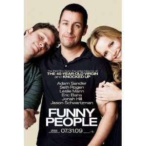 FUNNY PEOPLE 27X40 ORIGINAL D/S MOVIE POSTER