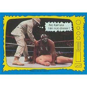 1987 WWF Topps Wrestling Stars Trading Card #70 : Kamala (The 