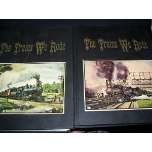   TRAINS WE RIDE VOLS I & II Locus & Charles Clegg Beebe, FOGG Books