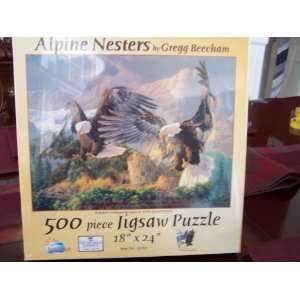    Alpine Nesters 500pc Jigsaw Puzzle by Gregg Beecham: Toys & Games