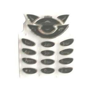  Crystal Black Keypad For Nokia 8260