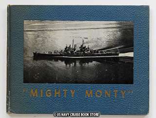 USS MONTPELIER CL 57 WW II CRUISE BOOK 1942 1945  