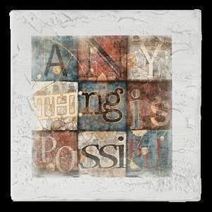  Anything is Possible Drink Coasters   Style AEBZ4 Kitchen 