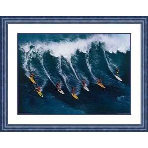  Surfers by Warren Bolster   Framed Artwork: Home 