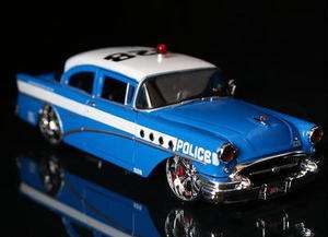 1955 Buick Century Police Car PRO RODZ 126 Scale  