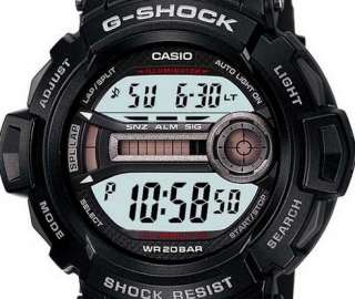   Shock Digital Resin Mens Black Watch GD 200 1ER GD200 Boxed Brand NEW