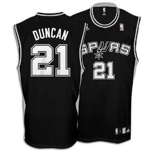   Spurs Black NBA Replica Jersey ( sz. XL, Black  Duncan, Tim  Spurs