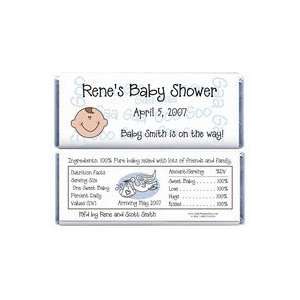  BS237   Baby Shower Baby Smiles Candy Bar Wrappers: Baby