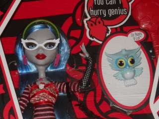 NIB Mattel MONSTER HIGH Zombie Doll GHOULIA YELPS HTF  