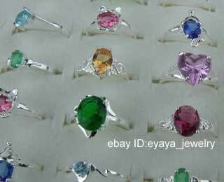   cz size us size 6 8 color mixed quantity 10pcs conversion 1 inch 2 54