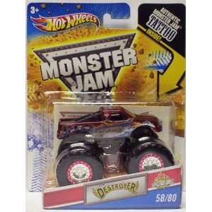 2011 Hot Wheels Monster Jam Spectraflames #58/80 DESTROYER 164 