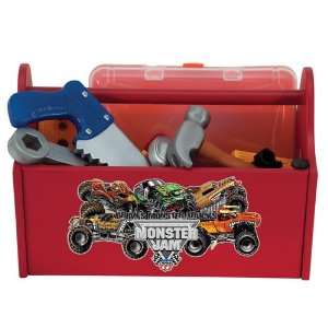 Monster Jam Freestyle Red Toy Caddy