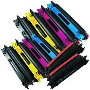 10 Pack Cyan Magenta Yellow Black TN 115 Laser Toner Cartridge Non OEM 