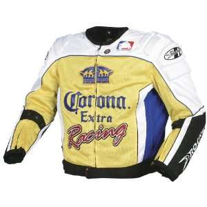 Joe Rocket Corona Light Replica Mesh Mens Motorcycle Jacket Yellow 