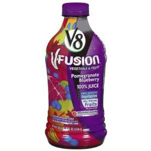 V8 V Fusion 100% Vegetable & Fruit Juice Pomegranate Blueberry   8 
