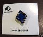 Girl Scouts 2009 Official Cookie Sale Pin GREEN   NEW Pins items in 