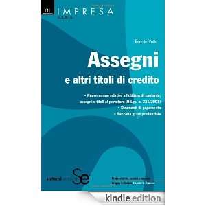 Assegni e altri titoli di credito (Impresa) (Italian Edition) Renato 