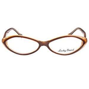  Lucky Winnie Brown and Amber Eyeglasses Health & Personal 
