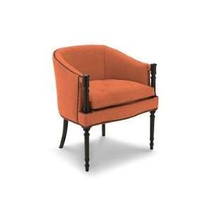  Williams Sonoma Home Grayson Chair, Glazed Linen, Coral 