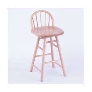   Wood Low Spindle Back Commercial Grade Counter Stool Furniture