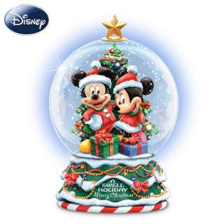   and Minnie Christmas Miniature Snowglobe A Swell Holiday  