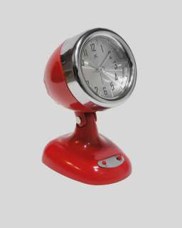 Retro Spot Light Table Top Clock   Red Infinity #13194R  