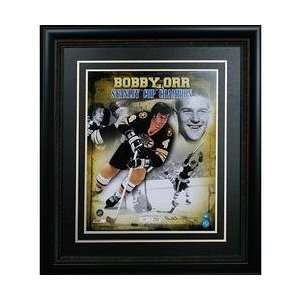 Frameworth Boston Bruins Bobby Orr Stanley Cup Champion Autographed 