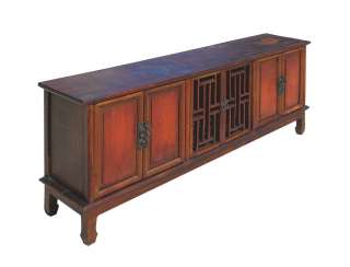 Chinese Antique Low Cabinet TV Entertainment Stand WK2031  