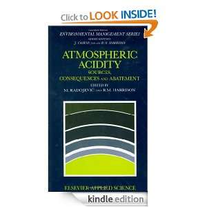 Atmospheric Acidity Sources, consequences and abatement (Elsevier 