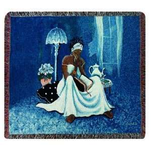   Lee African American Woman Tapestry Throw 60X50 Inches
