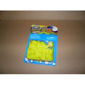 water balloons, yellow, 5 pack, 100 per pack