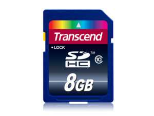 Transcend 8GB 8 GB SDHC Ultimate 20MB/sec Class 10 Flash Memory Card 
