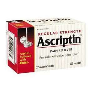  Ascriptin Regular Strength Tablets 225: Health & Personal 