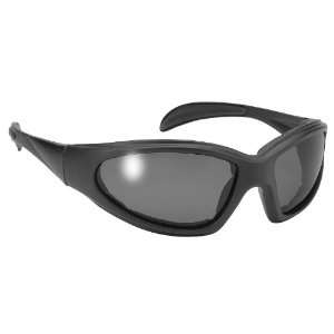 Pacific Coast Sunglasses Chopper Padded Polarized Sunglasses, Black 