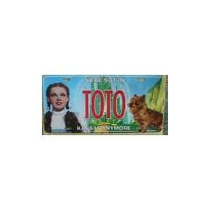  Wizard of Oz TOTO License Plate 
