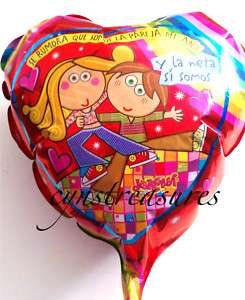 x9 Mylar Balloons Globos VIRGENCITA PLIS Rojos  