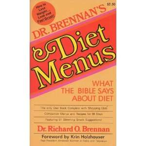 Dr. Brennan's Diet menus Richard O. Brennan