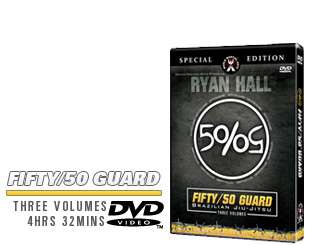 Ryan Hall  NEW Jiu Jitsu Grappling DVDs The 50/50 guard  