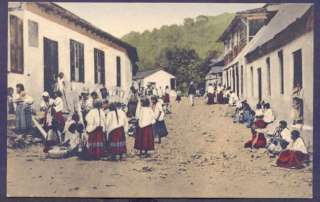 El Salvador Postcard Market Street In A Village San Salvador, Many 